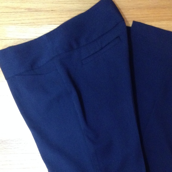 Express Design Studio Dark Navy Career Pants - Picture 4 of 8